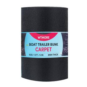 Wtmore 709226688602 Boat Trailer Bunk Carpet For Trailers 12 Inches X 13 Feet C