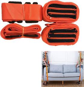 Ix003 Wzll.slsp Moving Lifting Straps For Move Furniture 2-person And Medium Orange