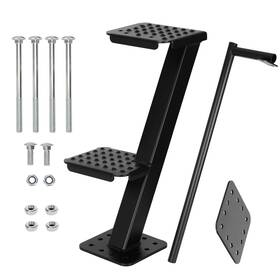 2steps Xiozugibi Heavy-duty Boat Trailer Steps With Handle Non-slip Surface Fits For Trailers