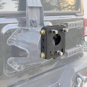 B-009 Xookun Heavy Duty Spare Tire Carrier For Jeep Wrangler Jk Jku 2007-2018 Black