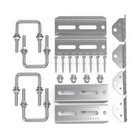 M14104 Yantuo 4 Pcs 8 Inch Galvanized Swivel Top Bunk Bracket Kit For 3 X1.5 X2