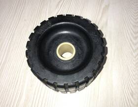 Yr343r-6p Yates Rubber Corp. Boat Trailer Roller 343r 4-3/8 Inch Diameter 3/4 Shaft