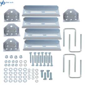Yi252945t Yibei-tech 4pcs 8 Inch Galvanized Swivel Top Bunk Bracket Kit With Hardware Boat Trailer 3x3