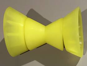 Yiheozux 788934534791 4 Inch Boat Trailer Roller Bow Stop Polyurethane With 1/2 Shaft Yellow - New