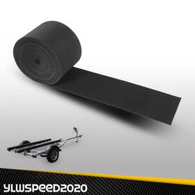 Yl20250224-2 Ylwspeed20 Black Ribbed Bunk Carpet / Marine Boat Trailer Runners Outdoor - 12 Inch X 100ft