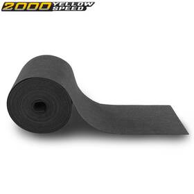 Ylw22019 Ylwspeed2000 New Black Ribbed Bunk Carpet / Marine Boat Trailer Runners Outdoor - 12 Inch X 50ft