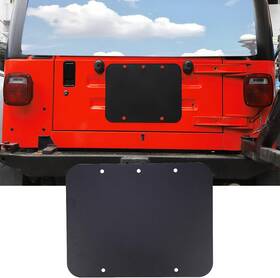 03660 Yoctm 03638 Tj Spare Tire Carrier Delete Filler Plate Tramp Stamp Tailgate Black
