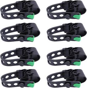 Jz-8-re Yolockey 8pcs Bike Rack Straps Replacement Parts Bicycle Hitch Strap Green