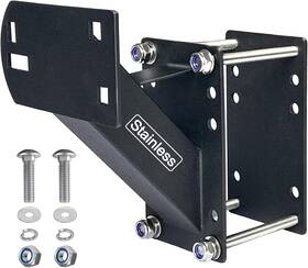 Y002 Yu Xin Stainless Spare Tire Mount Marine Trailer Carrier Powder Black