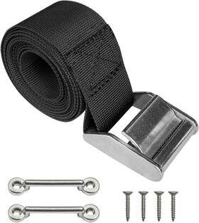 14673 Yujhon 70 Inch Nylon Battery Tie Down Strap Anti-uv Hold Heavy Duty Black