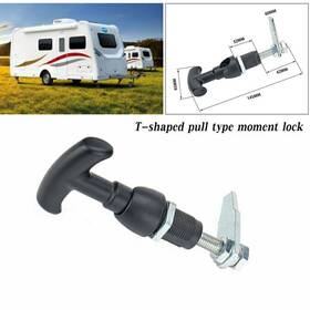 Yusen233 612008174548 Front Fixing T Locks Handle Trailer For Caravan Canopy Canopie Toolbox Universal