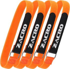 Akzars0102 Zacro Bike Rack Straps 2/4 Pcs Adjustable Wheel 24 Inch 4 Orange