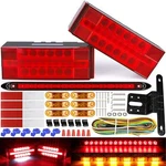 Boat Led Trailer Lights Kit And Bar With Wiring Harness Combined Stop, .... Fixed Price $79.88.