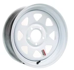 Ecustomrim Trailer Wheel Inch 15X6 Lug On 4.5 Center White Spoke. Fixed Price $69.72.