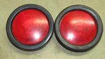 Pair Of Peterson Super 40 Red Round Marker/clearance Lights 4" - Used. Fixed Price $12.95.