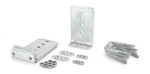 (4) 8 Inch Galvanized L-type Boat Trailer Bunk Bracket Kit For 3 X Crossmember. Fixed Price $81.41.