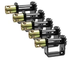 (5 Pack) Double Slider, Ratcheting Flatbed Trailer Winches. Fixed Price $179.99.