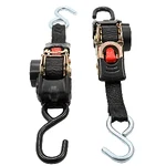 Camco 50033 Retractable Tie-down Straps 1" Width 6' Dual Hooks. Fixed Price $42.31.