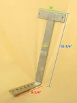 Ez Loader Boat Trailer Galvanized Guides T-style 18" Light Duty Bunk. Fixed Price $90.95.