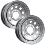 2-PACK Trailer Rim Inch 16X6 Lug On 5.5 Center Silver Modular Wheel. Fixed Price $145.99.