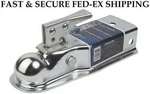 Fulton Fas-lok 3,500 Lbs. Trailer Coupler 2" Ball 3" Channel Zinc Finish New. Fixed Price $58.99.