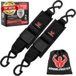 Boat Tie Down To Trailer 2-PACK, 2" X 48" Adjustable Transom Straps,. Fixed Price $22.82.