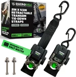Rhino Usa Retractable Boat Trailer Tie Down Straps 2PK Durable (2IN X 43IN). Fixed Price $178.99.