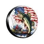 Spare Tire Cover For Trailer Rv Suv Truck 15 Inch Vintage Bass Fishing. Fixed Price $29.13.