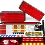 Boat Led Trailer Lights Kit And Bar With Wiring Harness Combined Stop,.... Fixed Price $56.16.