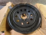 (qty 1) Vision JG70 Black Steel Mod Wheel Rim Trailer 16X6 6X139.7 0MM. Fixed Price $72.00.
