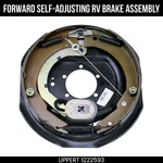 Curt Forward Self-adjusting Brake Assembly, 12X2 Inch Drum, Left Side, 1222593. Fixed Price $81.99.