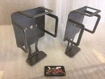 Universal Trailer Light Mounting Brackets - Side Guards Custom Sturdy 1/8" Steel. Fixed Price $54.99.