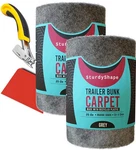 Sturdyshape Trailer Bunk Carpet Kit 13FTX12IN 25OZ Marine Grade (2. Fixed Price $102.24.