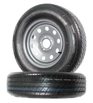 2-PACK Radial Trailer Tire Rim Assembly ST205/75R15 Load Lug Silver Wheel. Fixed Price $239.99.