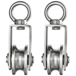 Cable Pulley Wheel For Rope With Ball Bearing, Smooth Noise, 360 Swivel. Fixed Price $25.04.