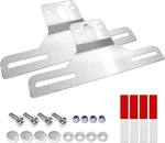 2 Pack Trailer License Plate Bracket Stainless Chrome Rv Boat Truck. Fixed Price $25.49.