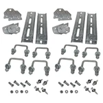 Pack 8" Galvanized Swivel Top Bunk Bracket Kit With Hardware For Boat Trail.... Fixed Price $74.01.