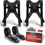 X-protector Moving Straps 2 Pairs Lifting For Movers Black. Fixed Price $40.17.