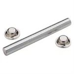 Seachoice #55791 5/8" X 11-3/8" Zinc Plated Steel Roller Shaft With Pal Nuts. Fixed Price $10.50.