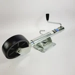 Pro Series Lb Zinc Plated Swivel Jack W/ 6" Black Poly Wheel #EJ10000101. Fixed Price $110.46.