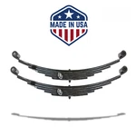 2-PACK Usa Made 6 Leaf 25 1/4" 3,500 Lbs Double Eye Trailer Spring. Fixed Price $103.99.