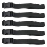 Sydien Black Nylon Strap (3.9FT) Buckle 1"X47"(5PCS),. Fixed Price $17.90.