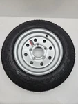 Trailer Camper 12" Silver 12X4JA / 5 Hole Dexstar Wheel Rim 480-12 Bias Ply. Fixed Price $81.59.