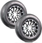 2-PACK Radial Trailer Tire Rim ST225/75R15 Lrd 6 Lug Aluminum T07 Black Wheel. Fixed Price $364.84.