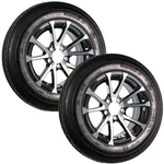 2-PACK Trailer Tire Rim 4.80-12 480-12 Lrc Lug 4.5 Aluminum Black T07 Wheel. Fixed Price $180.54.