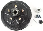 Tiedown Boat Utility Landscape Trailer E-coated 10" Drum Brake Hub W/ Studs. Fixed Price $100.00.