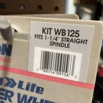 Fulton Trailer Wheel Bearing Kit WB125 1/4 Straight Spindle. Fixed Price $6.99.