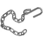 Tie Down Trailer Safety Chain With Hook, 3/16 Inch X 15-1/2. Fixed Price $27.34.