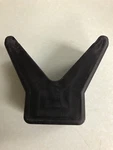Boat Trailer Bow V Stop Size 2" Hole 3/8 Black Rubber 241-86489 Tie Down Parts. Fixed Price $15.95.