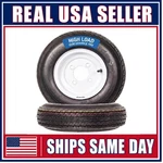 2-PACK Trailer Tire Rim Assembly 4.80-8 480-8 Inch Load Lug White Wheel. Fixed Price $69.97.